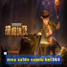 meu saldo sumiu bet365