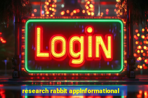 research rabbit appInformational