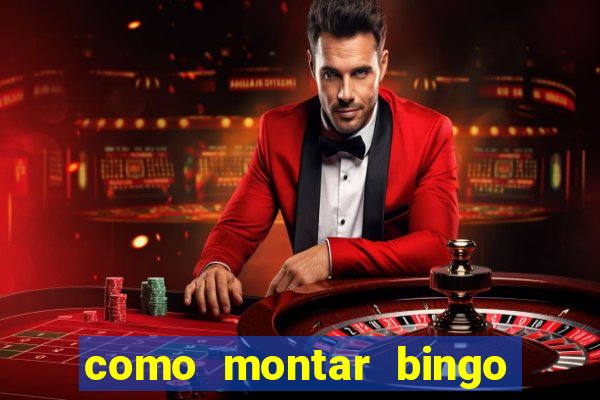 como montar bingo brinquedos toia