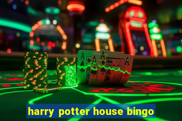 harry potter house bingo