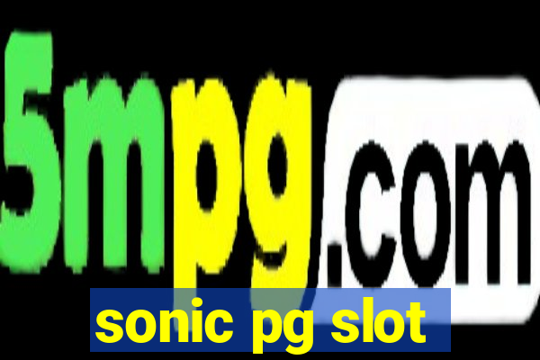 sonic pg slot