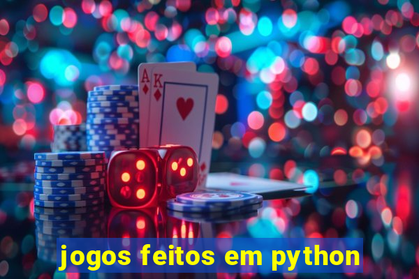 jogos feitos em python