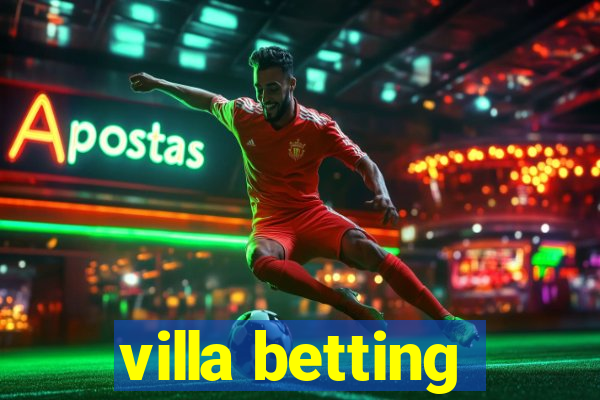 villa betting