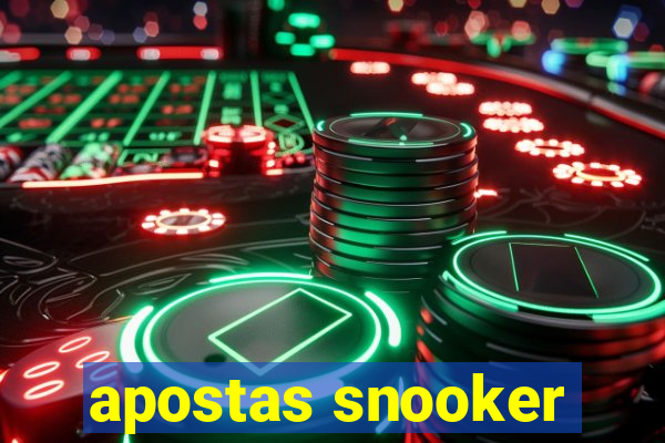 apostas snooker