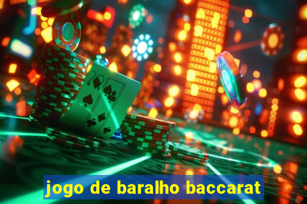 jogo de baralho baccarat