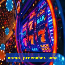 como preencher uma cartela de bingo