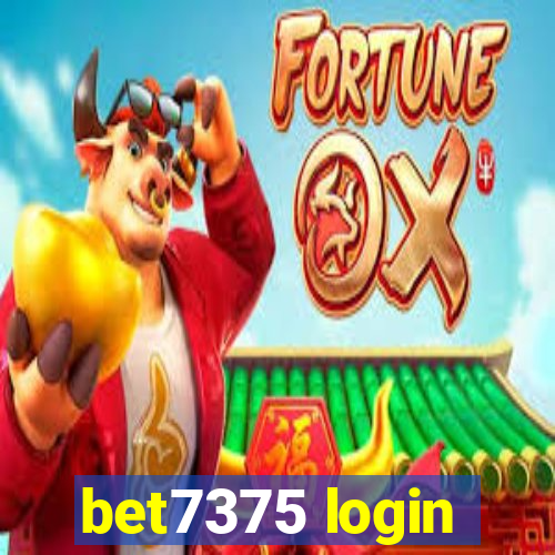 bet7375 login