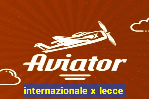 internazionale x lecce