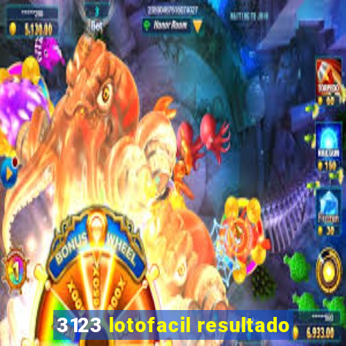 3123 lotofacil resultado