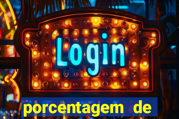 porcentagem de ganhos slots