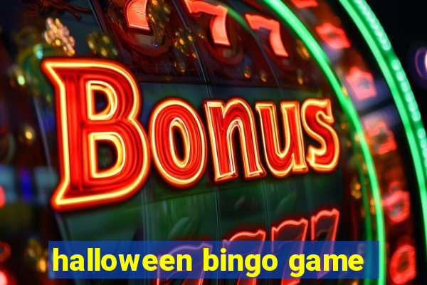 halloween bingo game