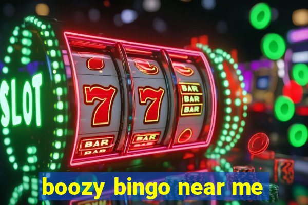 boozy bingo near me