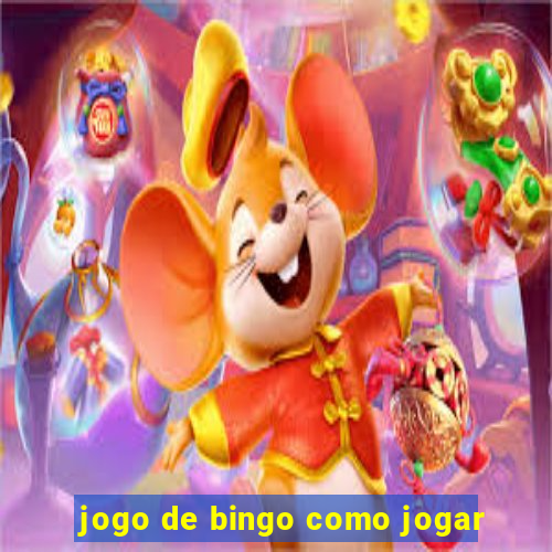 jogo de bingo como jogar