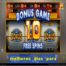 melhores dias para jogar fortune tiger