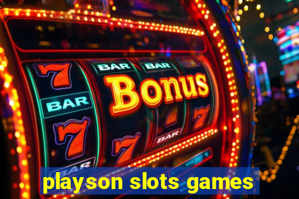 playson slots games