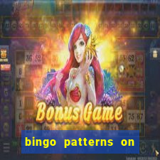 bingo patterns on slot machines