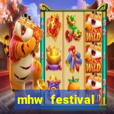 mhw festival schedule 2024