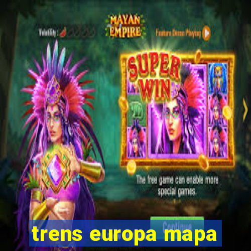 trens europa mapa