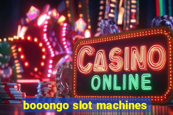 booongo slot machines