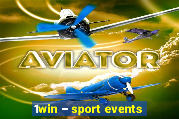 1win – sport events