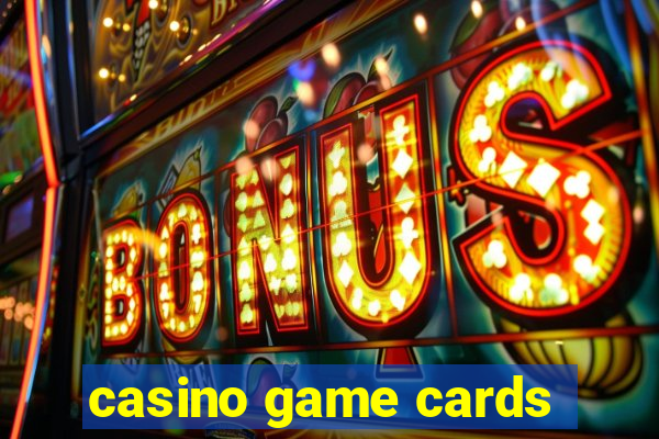 casino game cards