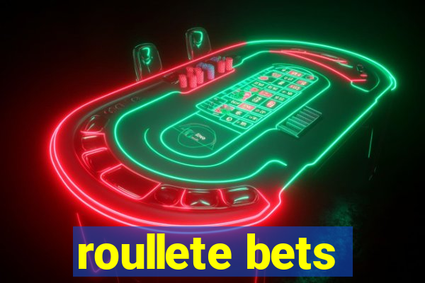 roullete bets