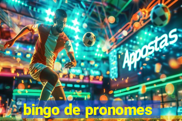 bingo de pronomes