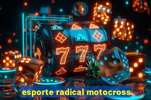 esporte radical motocross