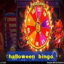 halloween bingo games for kids