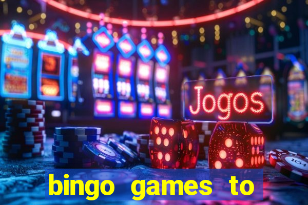 bingo games to play for free