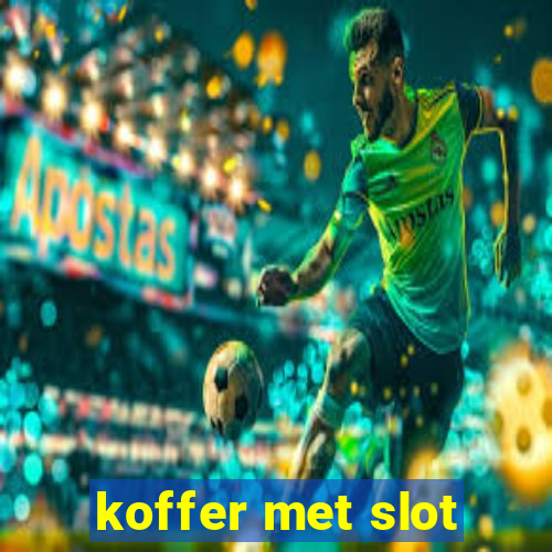 koffer met slot