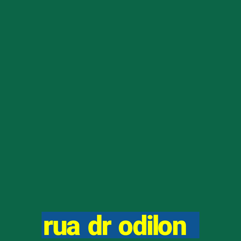 rua dr odilon