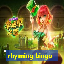 rhyming bingo