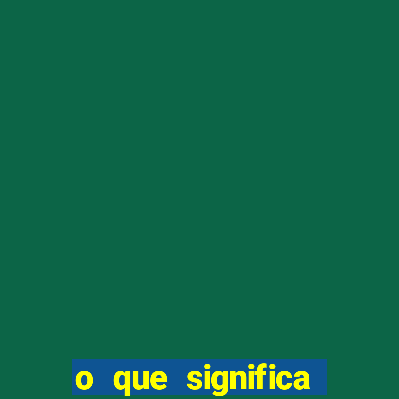 o que significa série a