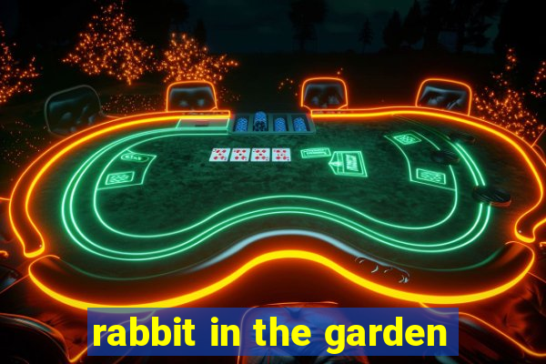 rabbit in the garden