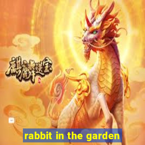 rabbit in the garden