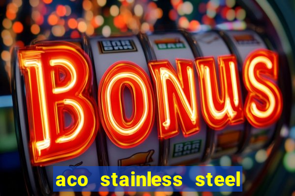 aco stainless steel slot drain