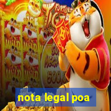 nota legal poa