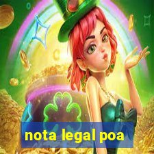 nota legal poa