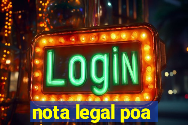 nota legal poa