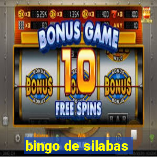 bingo de silabas