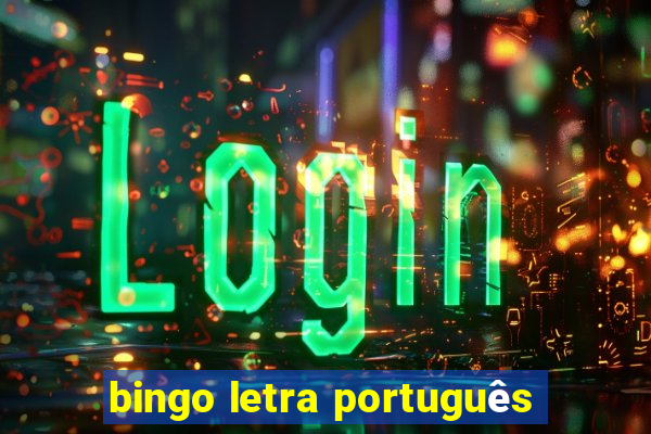 bingo letra português