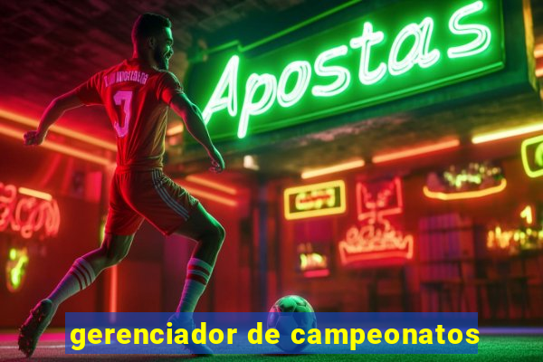 gerenciador de campeonatos