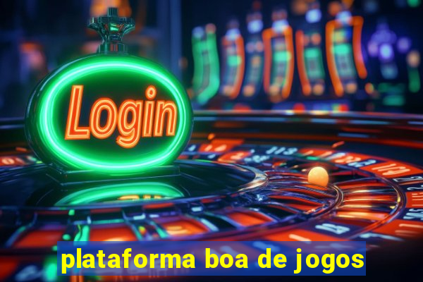 plataforma boa de jogos