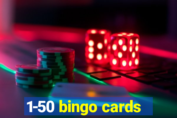 1-50 bingo cards