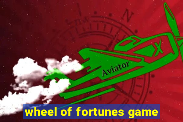 wheel of fortunes game