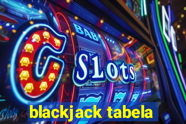 blackjack tabela