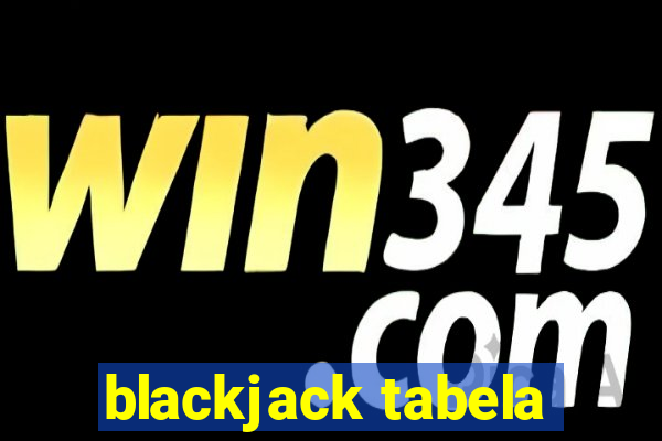 blackjack tabela