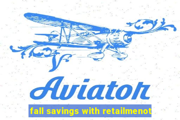 fall savings with retailmenot