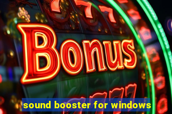 sound booster for windows